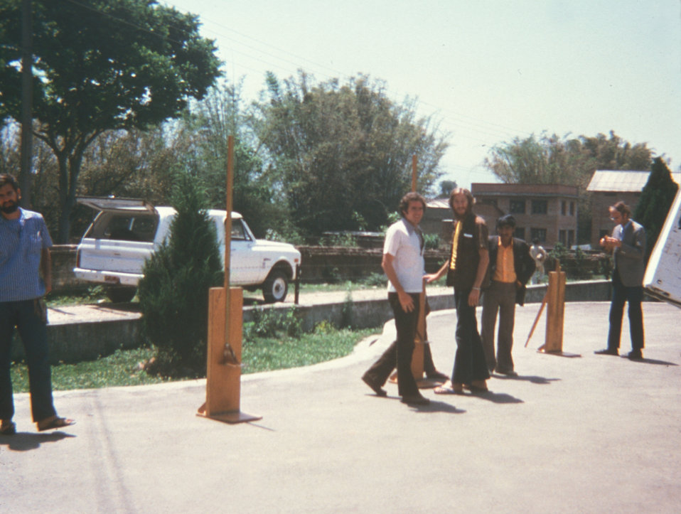 Former members of the Peace Corps and others in the area, helped with CDC smallpox eradication field activities in Nepal.