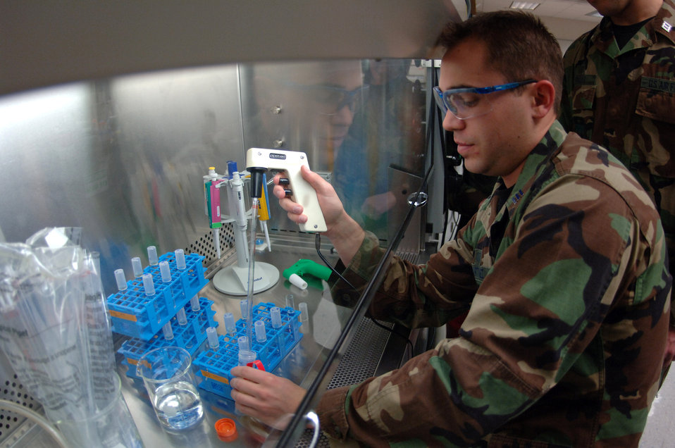 Cadets research fuel line bacteria