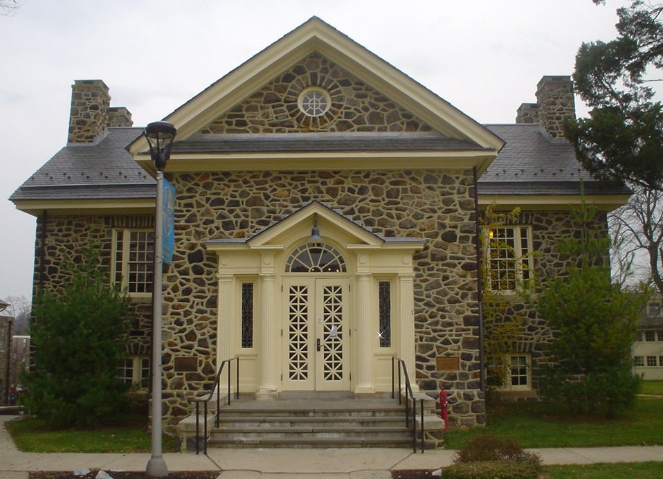 Carnegie Library on Cheyney University (PA) Campus quad, built 1909.