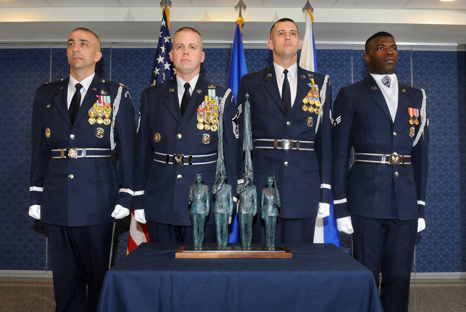 CSAF accepts honor guard statue
