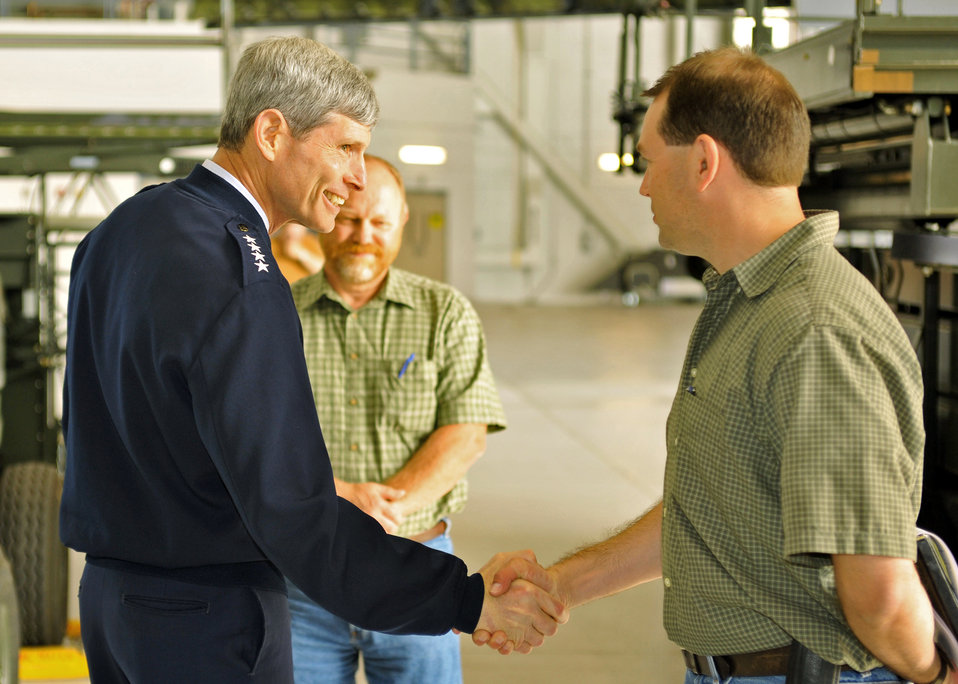 CSAF visit to Elmendorf AFB