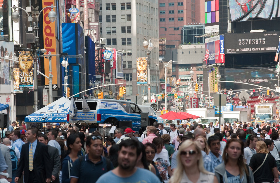 Air Force Week Now Showing in Times Square