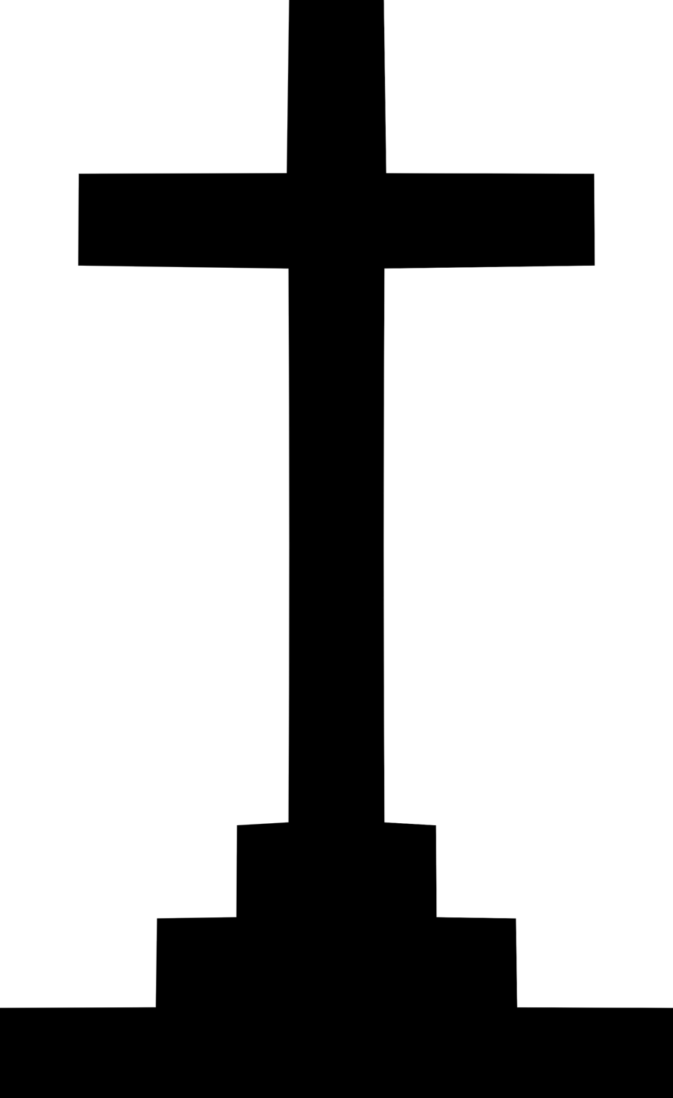 Public Domain Clip Art Image | Calvary cross.svg | ID: 13929355812728 |  PublicDomainFiles.com, image size:958x1562