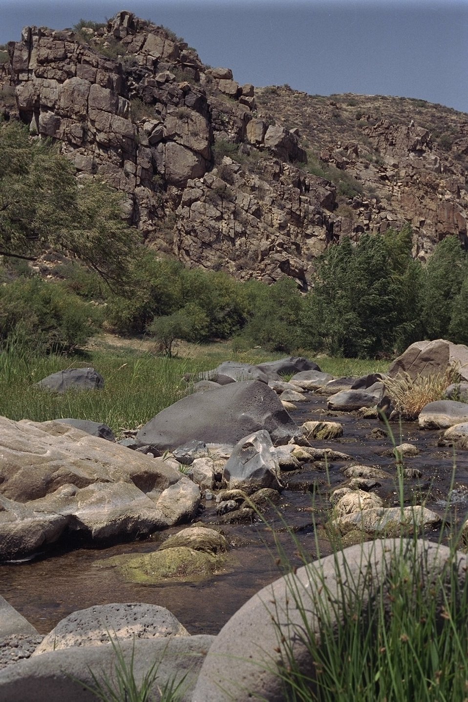 The Agua Fria River runs through the canyon that shares its name.