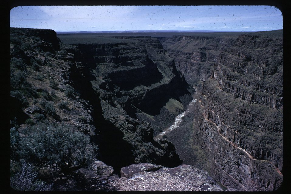 Public Domain Picture Scenic Bruneau River Overlook Owyhee Field