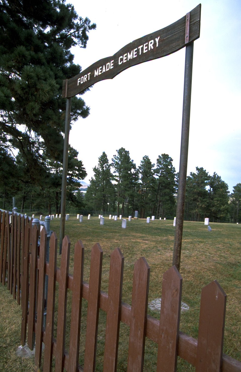 Public Domain Picture Old Post Cemetery at the south end of Fort
