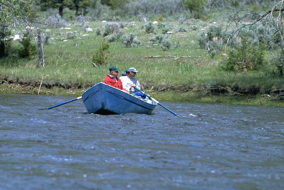 Fishing on the Big Hole River  