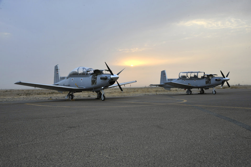 U.S. Airmen train future Iraqi air force pilots