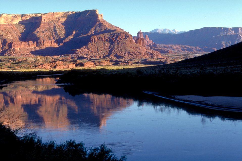 Fisher Towers along Highway 128, near Moab, Utah.