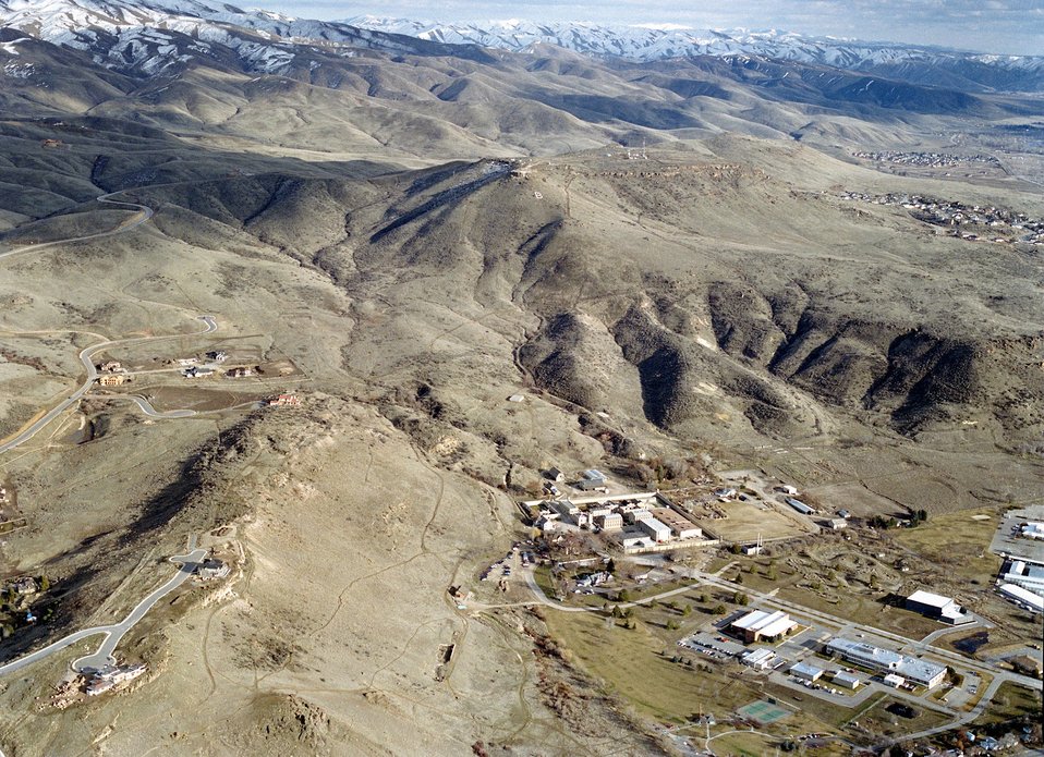 Recreation on the Boise Front  Foothills  Aerial  Four Rivers Field Office  LSRD  Lower Snake River District