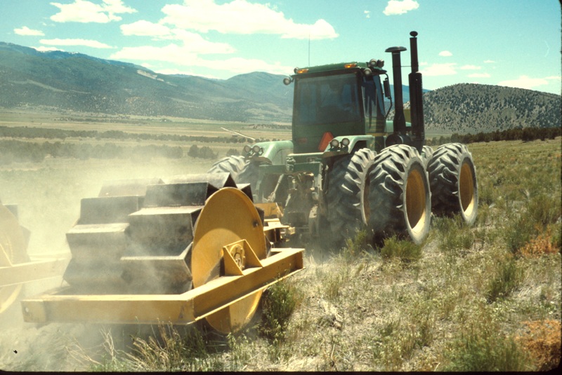 Tractor Plow  Range Restoration Project  Lower Snake River District