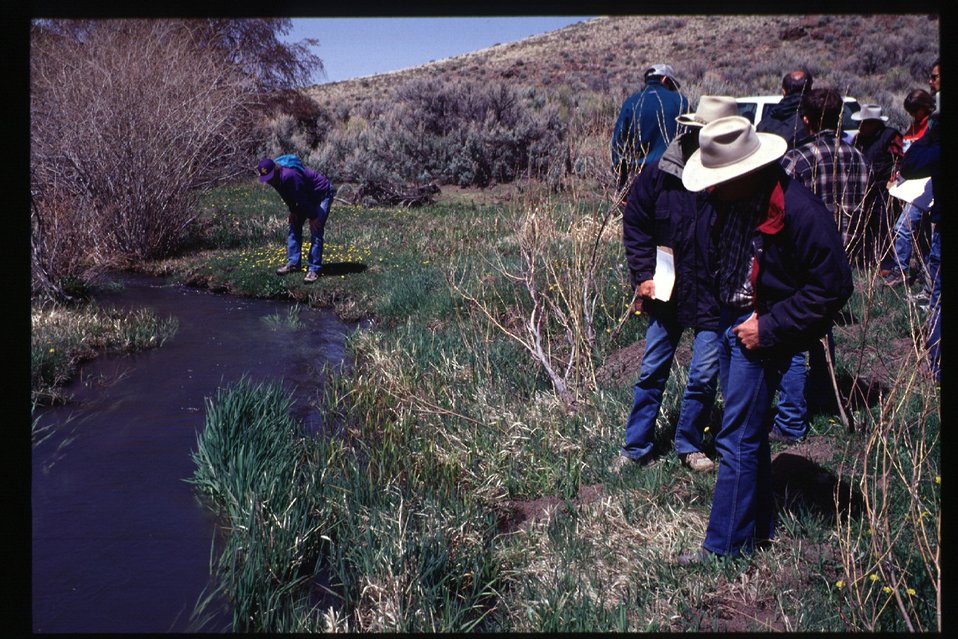 Public Domain Picture Riparian RACS Tour on Range Health Assessment