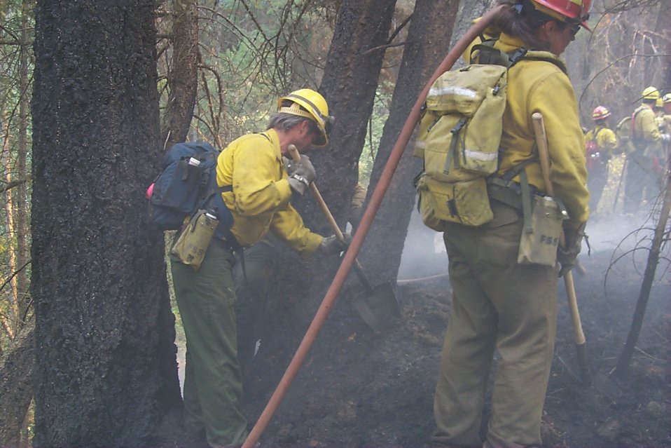 Line crew  Fire  Clearwater Fire  Salmon Field Office  USRD  Upper Snake River District