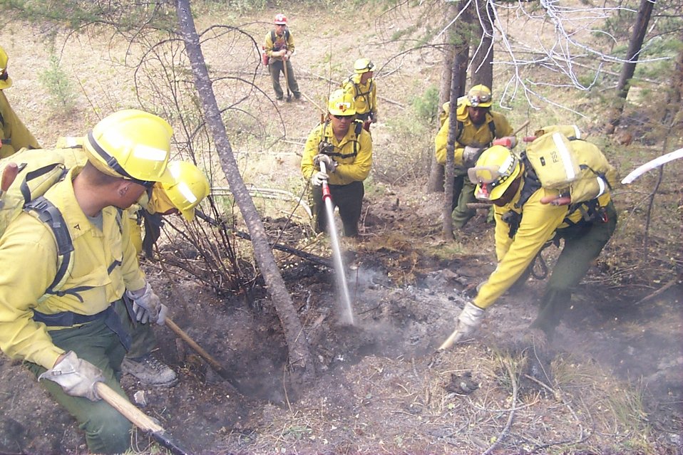 Line crew  Fire  Clearwater Fire  Salmon Field Office  USRD  Upper Snake River District