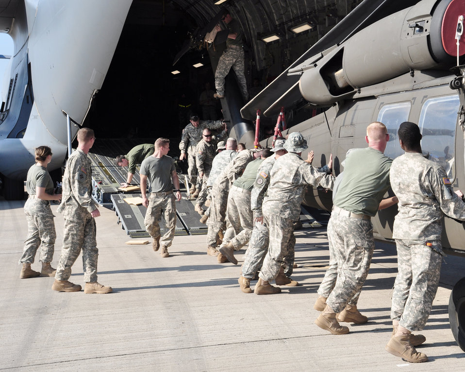 American servicemembers, helicopters deploy to Haiti