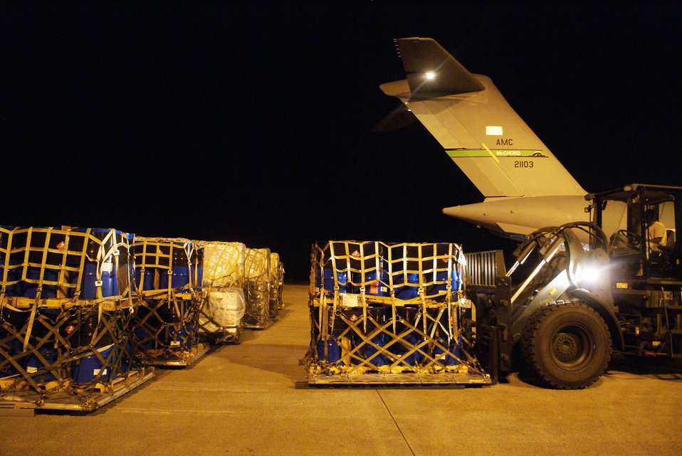 McChord Airmen provide humanitarian airlift to Indonesia