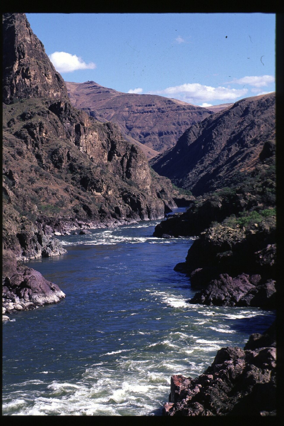 Scenic white water  Lower Salmon River  Cottonwood Field Office  UCSC  Upper Columbia Salmon Clearwater District