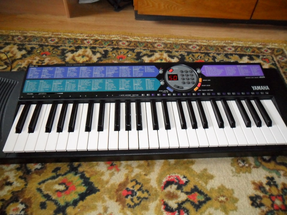 Public Domain Picture Yamaha PSR 73 Electronic Keyboard ID 