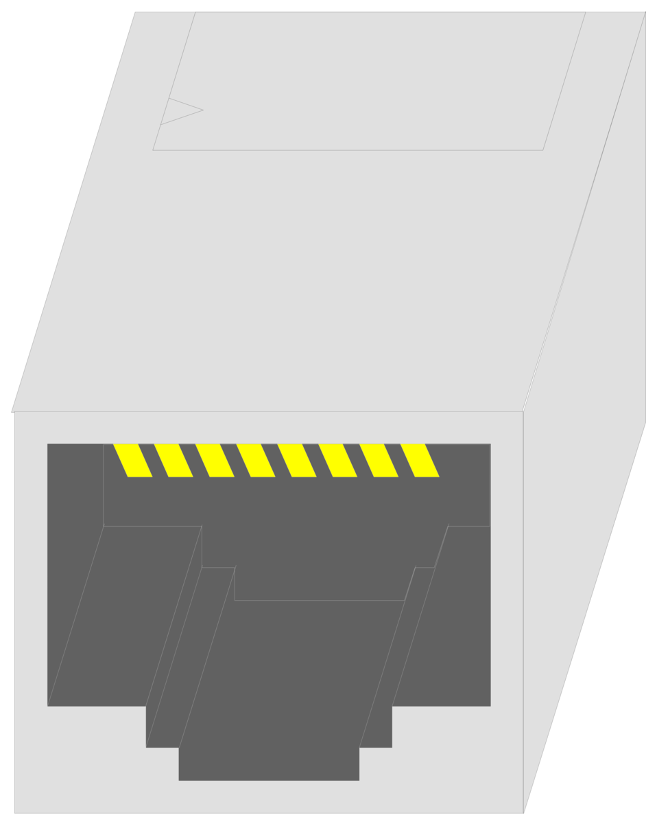 Ethernet Network Connector RJ-45 LAN Female