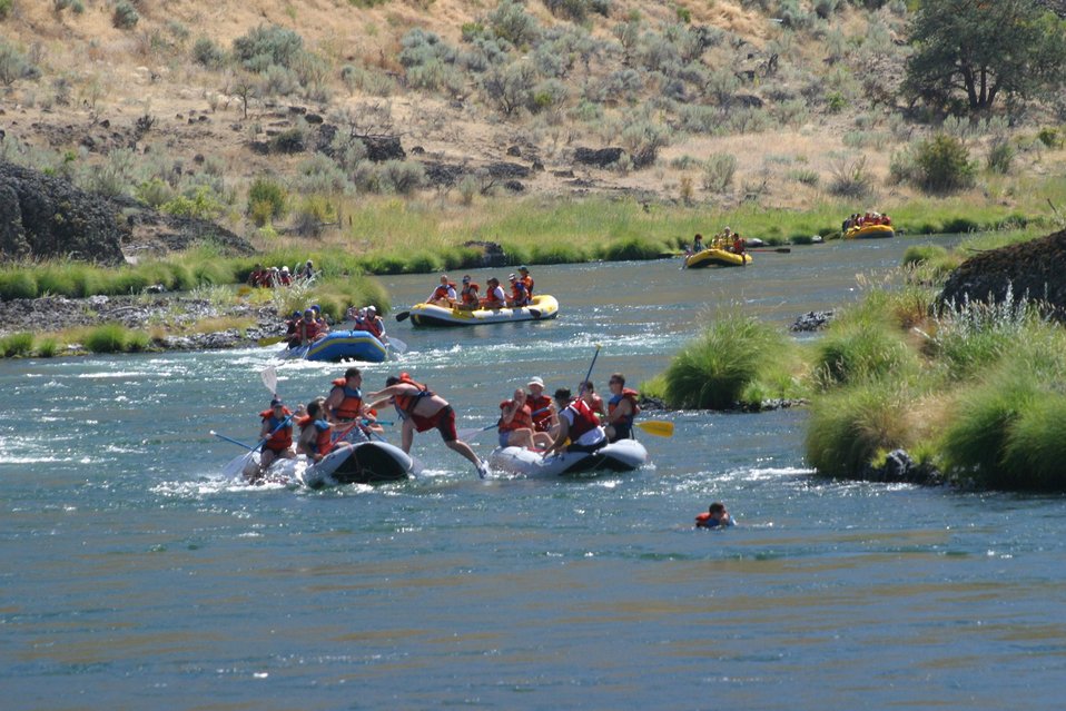Looking up stream from the Sandy Beach take out.