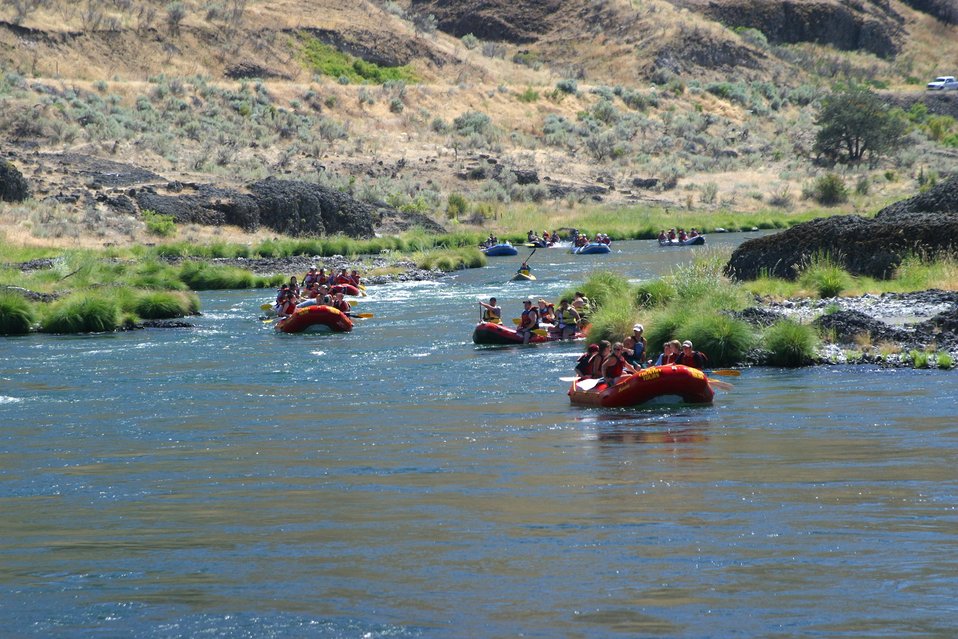Looking up stream from the Sandy Beach take out.