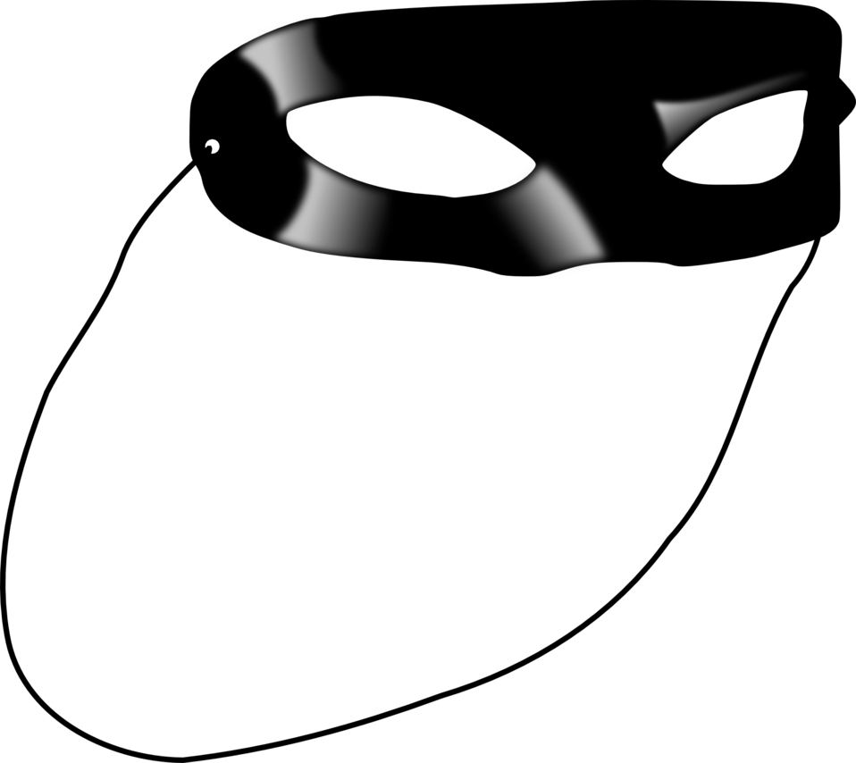 Public Domain Clip Art Image | Lone Ranger style mask | ID ...