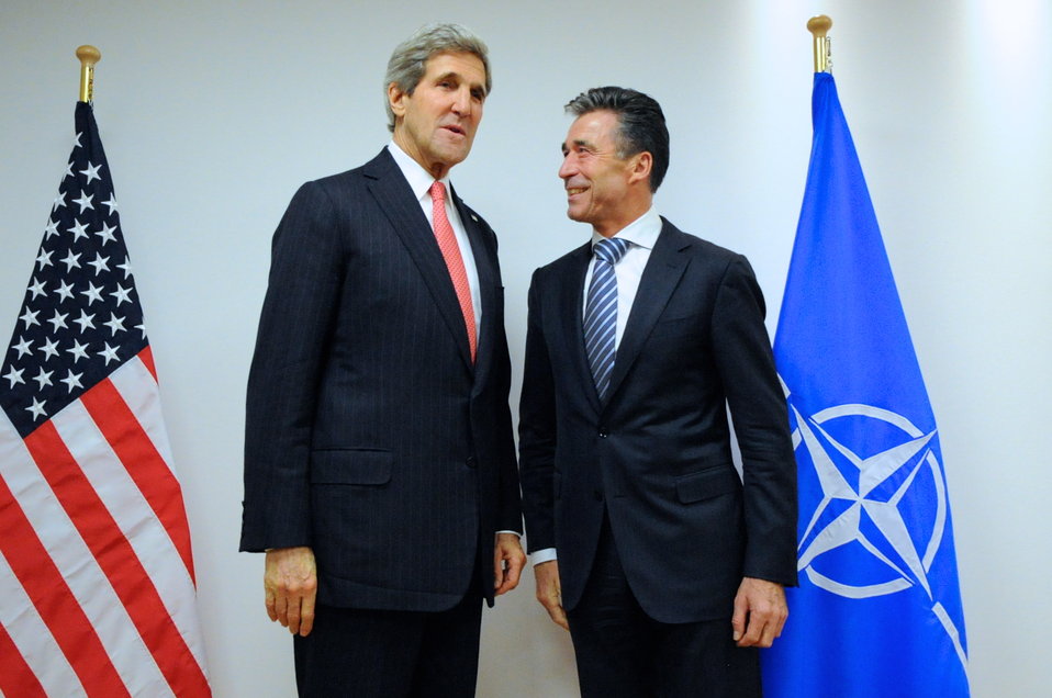 Kerry Rasmussen Public Domain Picture | Secretary Kerry Meets with Secretary General ...